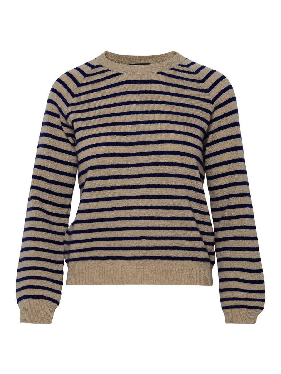 A. P.C. Pull Col Rond - Beige
