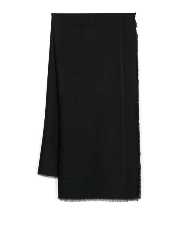 Elisabetta Franchi Écharpe - Noir