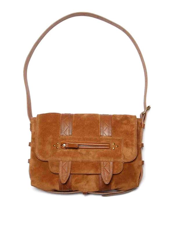 Jérôme Dreyfuss Sac Porté Épaule - Marron Clair