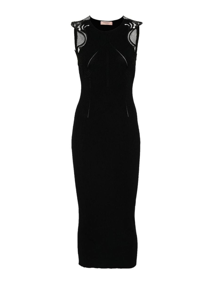 Twinset Pull Col Rond - Noir