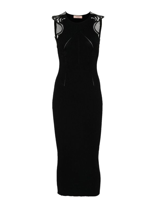 Twinset Pull Col Rond - Noir