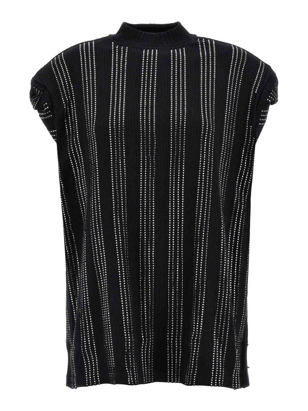 The Attico Maxi Robe - Noir