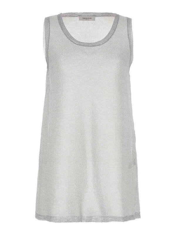 Fabiana Filippi Top - Argent