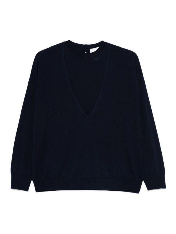 Vanisé Pull Col Rond - Bleu