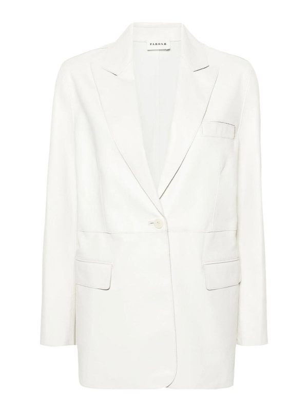 P. A.R. O.S. H. Veste Casual - Blanc