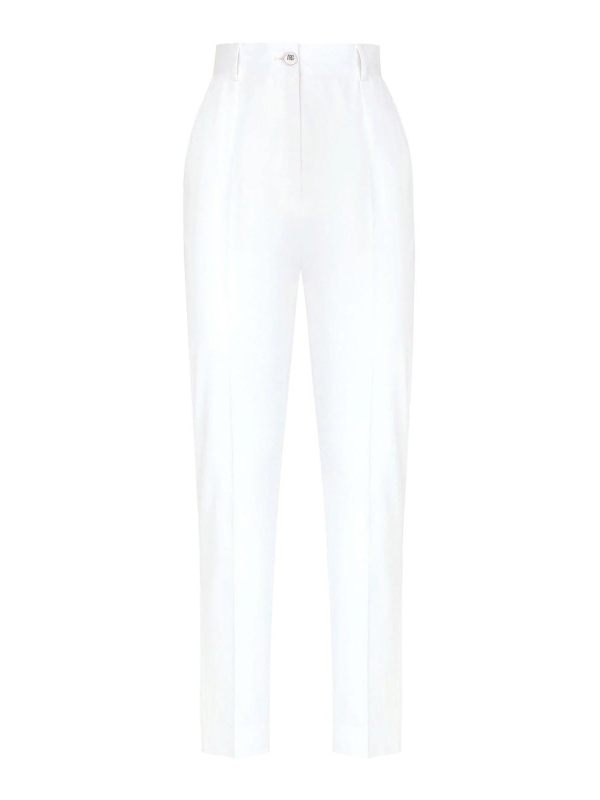 Dolce & Gabbana Pantalons Décontractés - Blanc