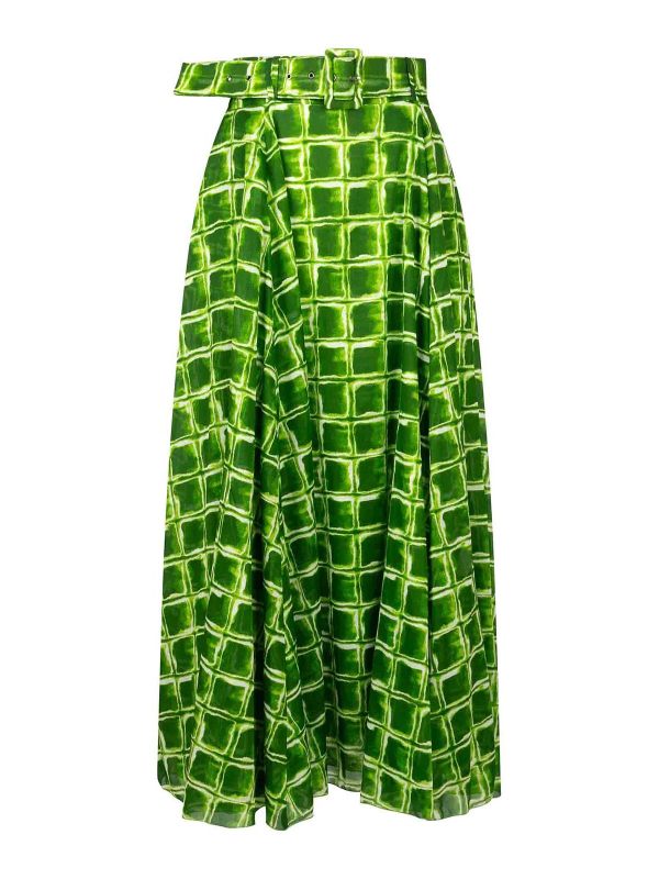 Samantha Sung Jupe Longue - Vert