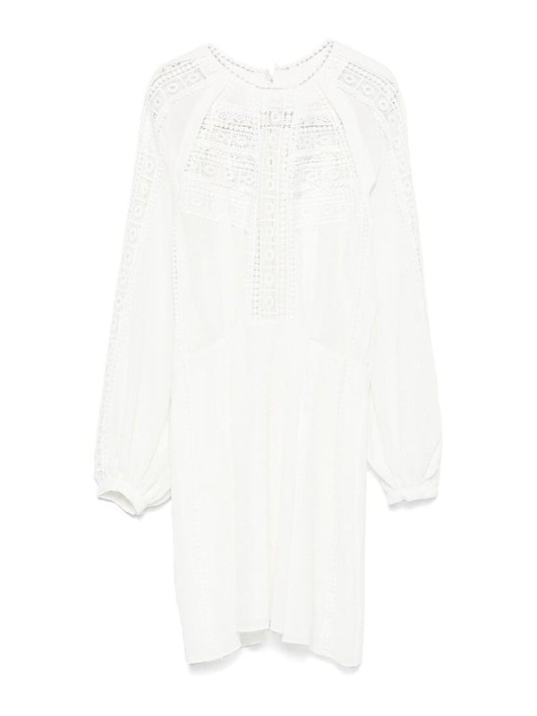 Iro Robe Au Genou - Blanc
