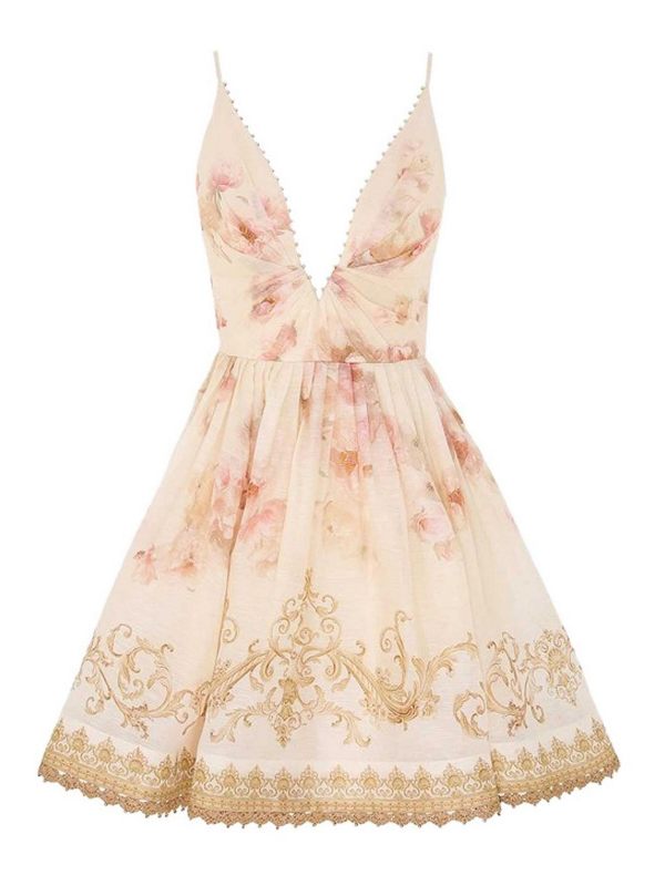 Zimmermann Robe Courte - Couleur Chair