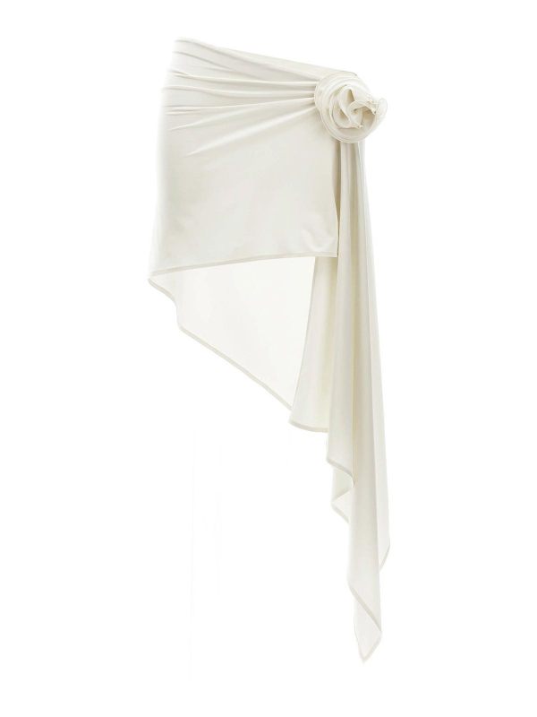 Magda Butrym Jupe Midi - Blanc