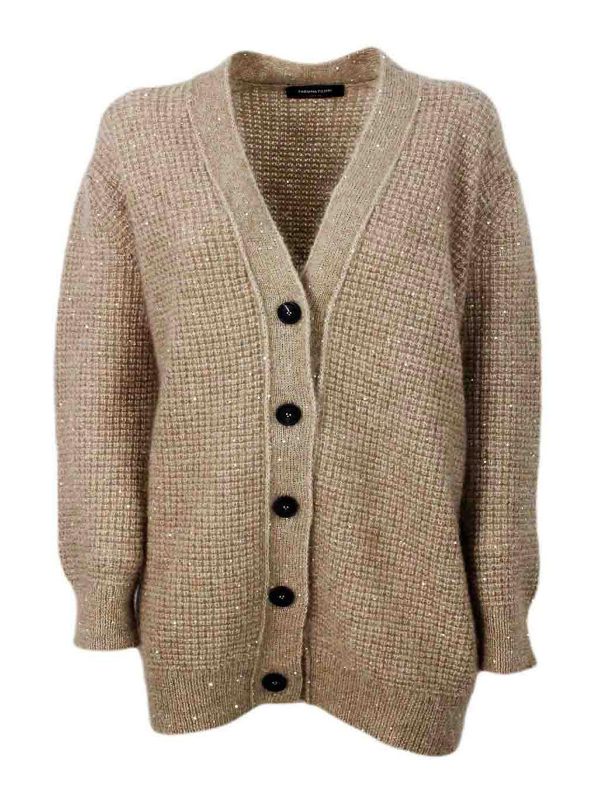 Fabiana Filippi Pull Col Rond - Beige