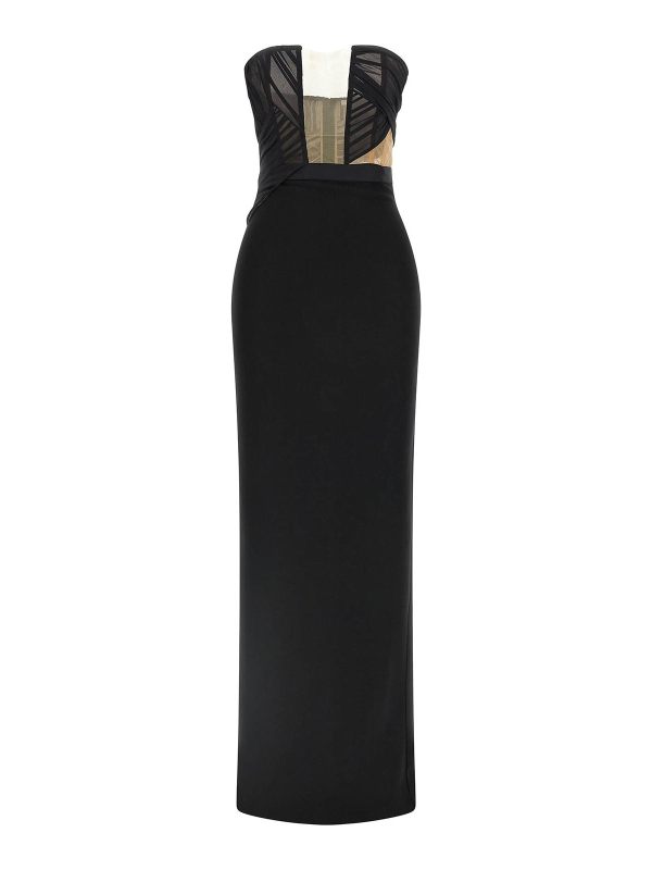Nensi Dojaka Robe Au Genou - Noir