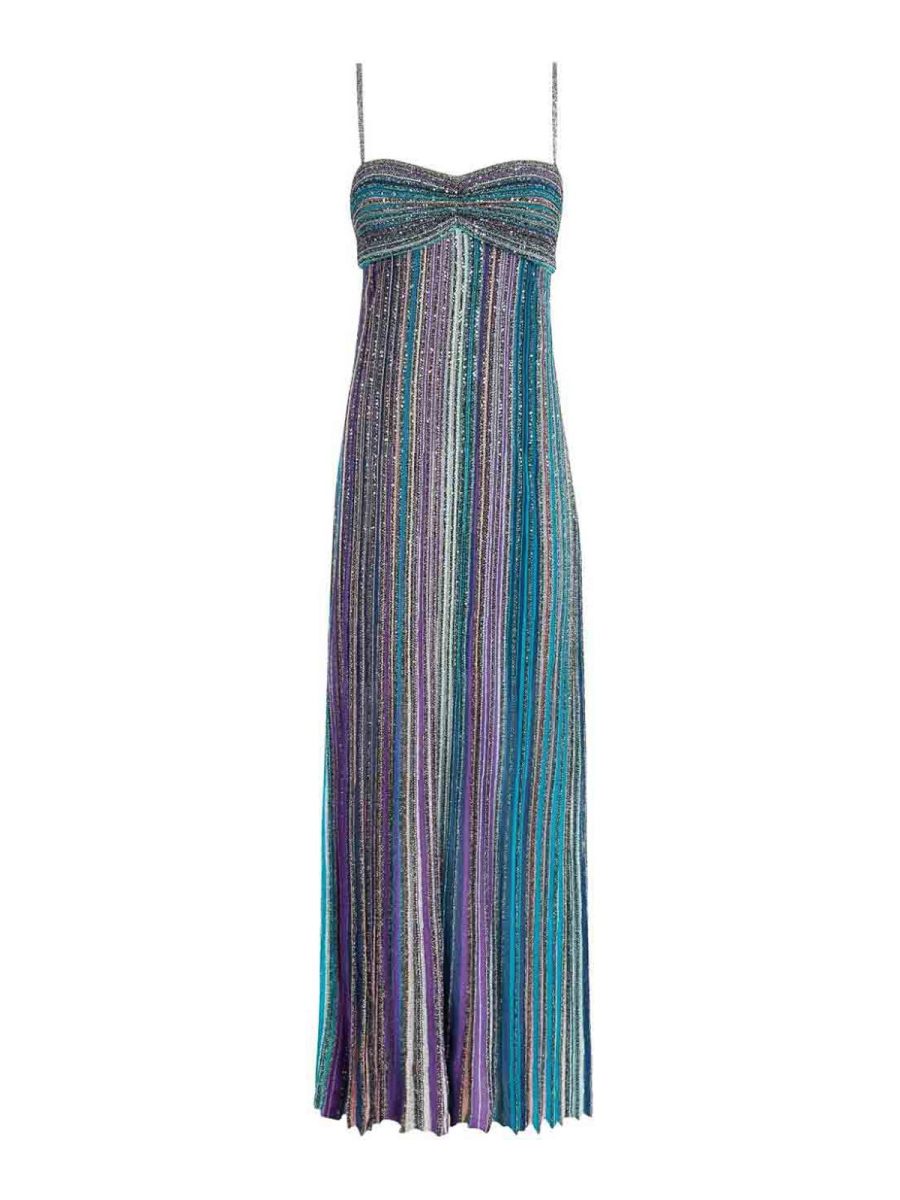 Missoni Maxi Robe - Bleu