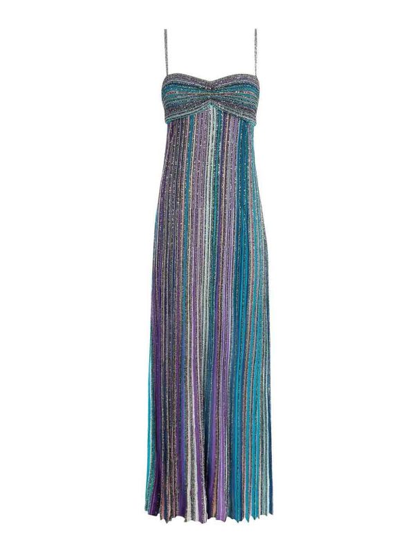 Missoni Maxi Robe - Bleu