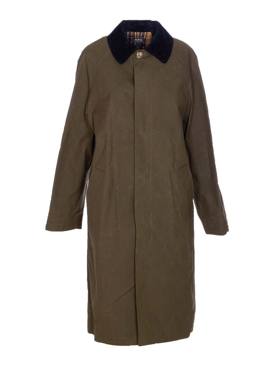A. P.C. Trench-Coat - Vert