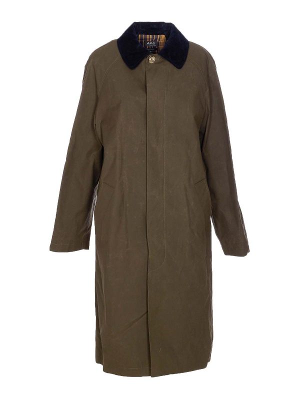 A. P.C. Trench-Coat - Vert