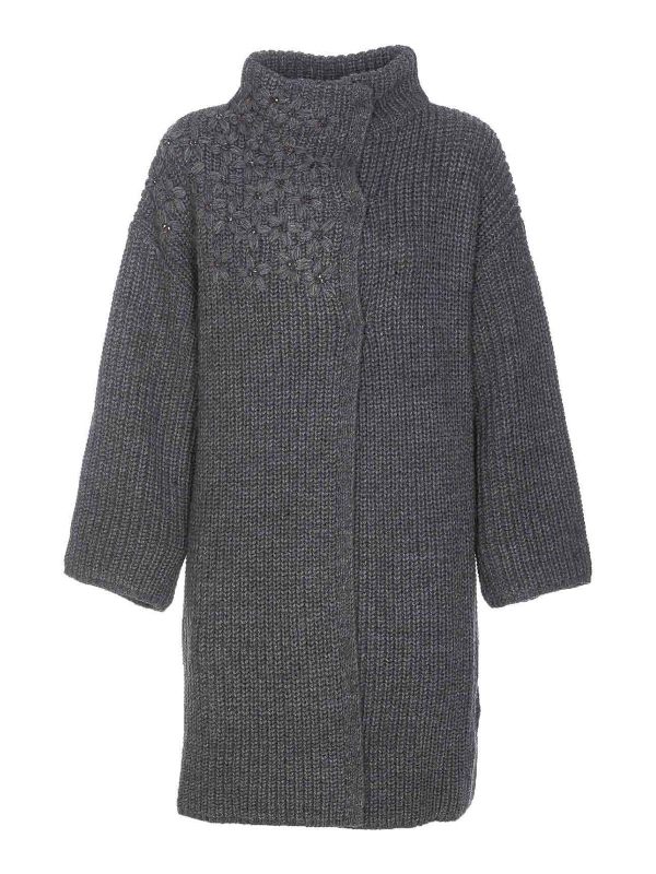 Liu Jo Manteau Court - Gris