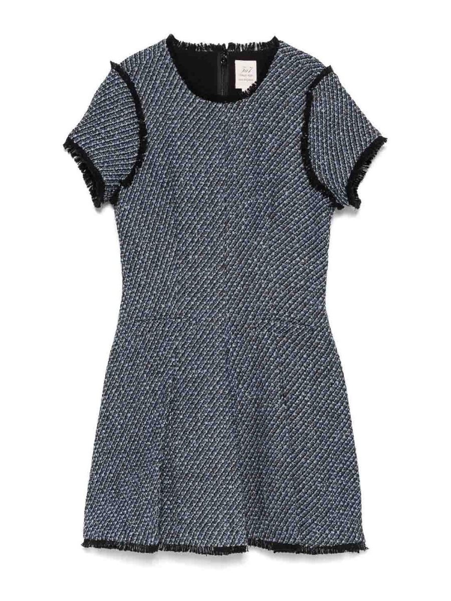 Cinq a Sept Robe Au Genou - Bleu