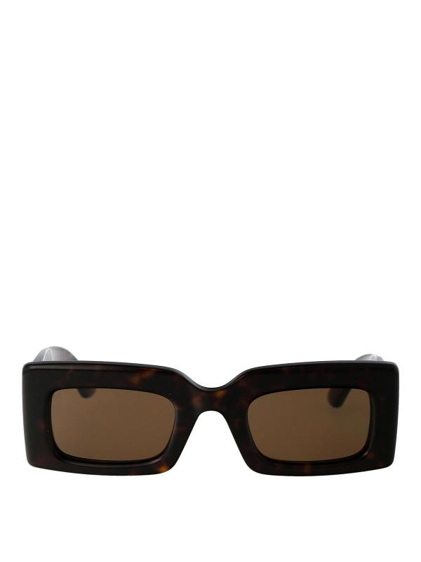 Alexander Mcqueen Lunettes De Soleil - Marron