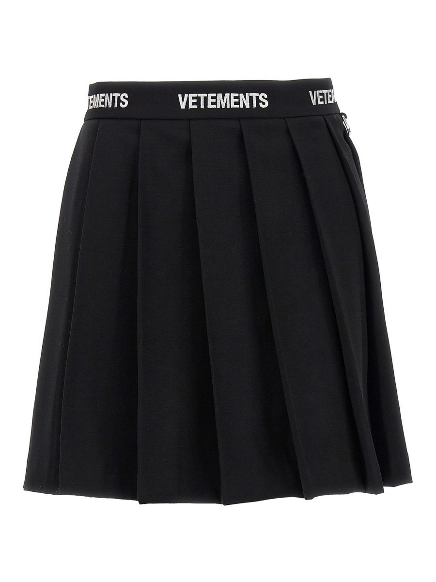 Vetements Jupe Midi - Noir