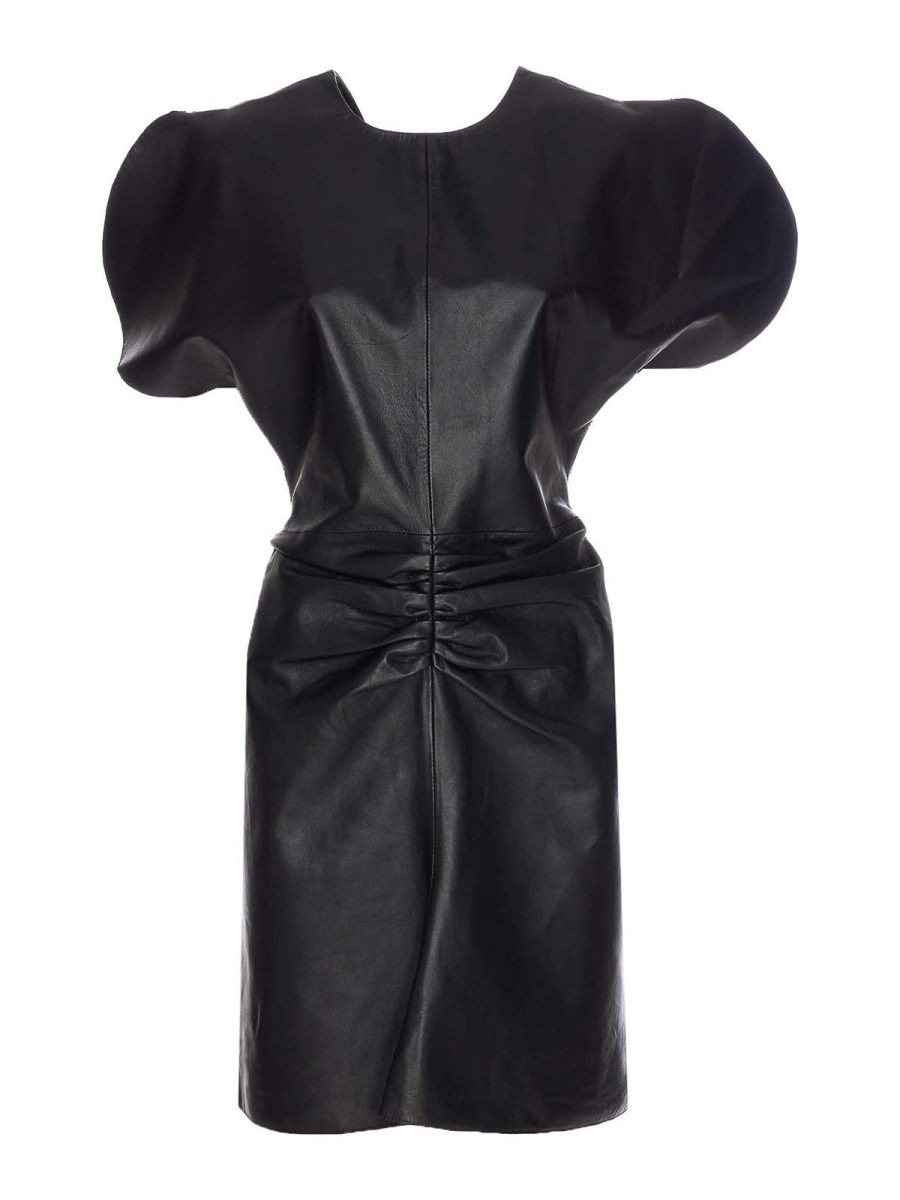 Victoria Beckham Robe Au Genou - Noir