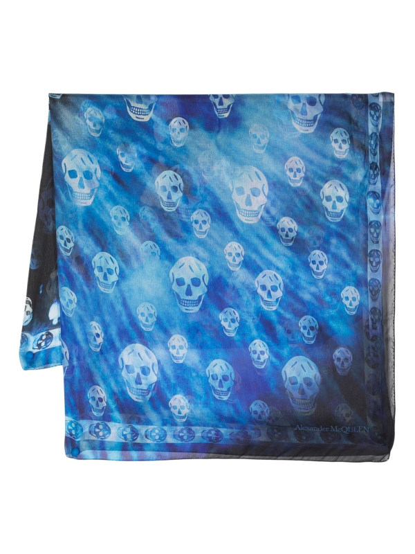 Alexander Mcqueen Écharpe - Bleu