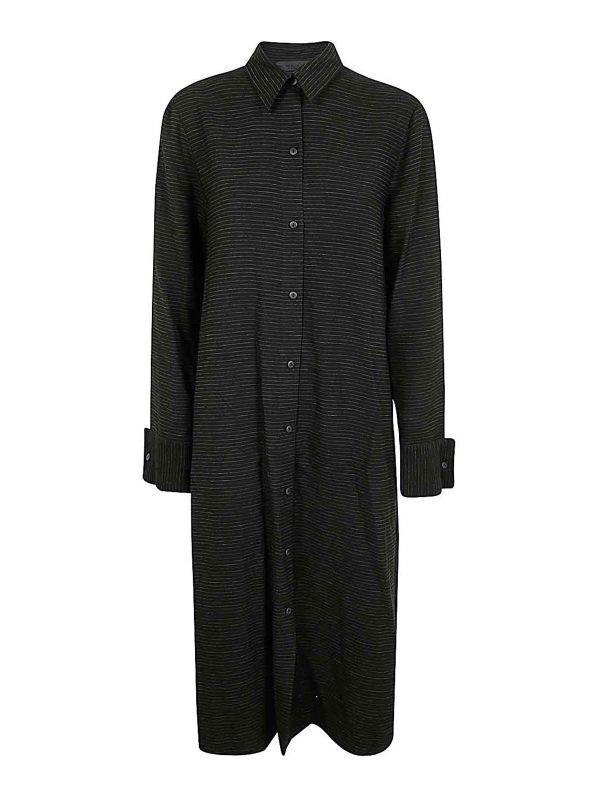 Maria Calderara Robe Au Genou - Noir