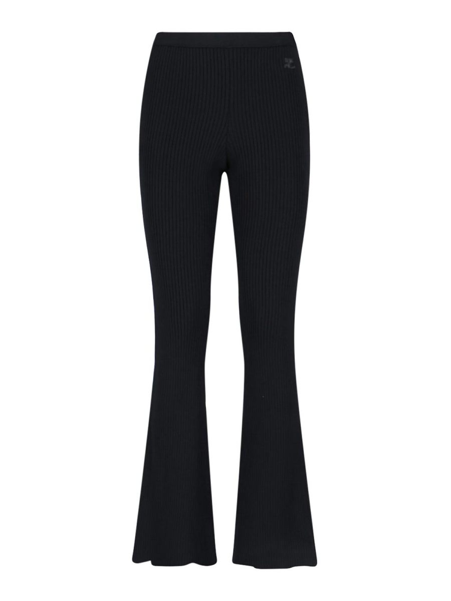 Courreges Pantalons Décontractés - Noir