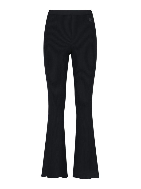 Courreges Pantalons Décontractés - Noir