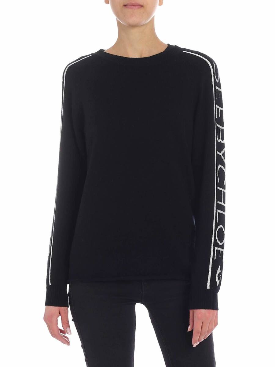 See by Chloé Pull Col Rond - Noir