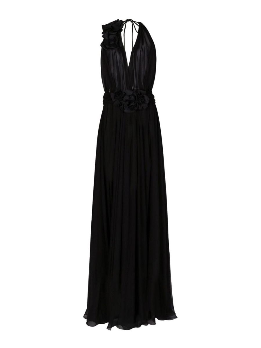 Dolce & Gabbana Maxi Robe - Noir