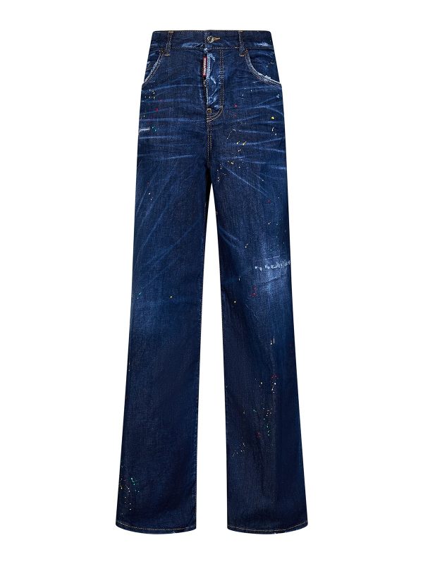 Dsquared2 Jean Droit - Bleu