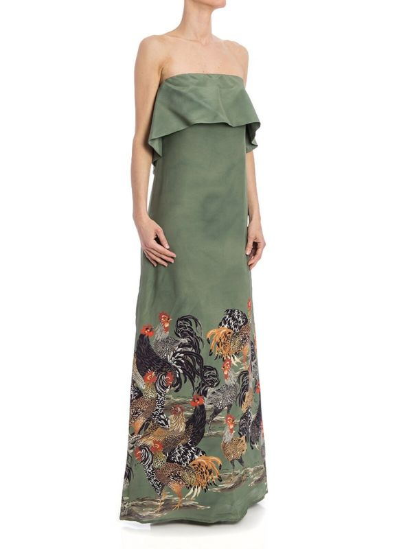 Stella Jean Robe Au Genou - Opposto