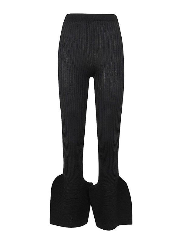 Pleats Please Issey Miyake Pantalons Décontractés - Noir