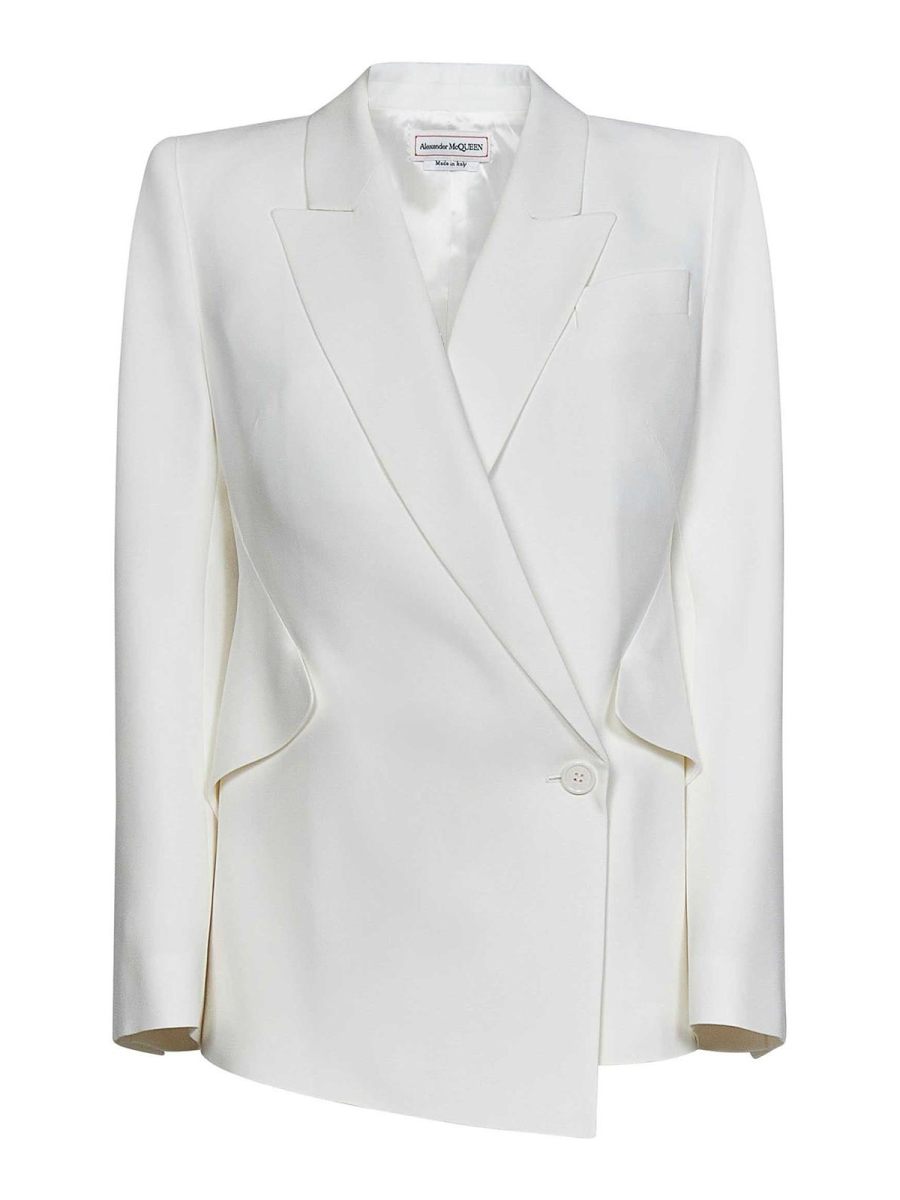 Alexander Mcqueen Blazer - Blanc