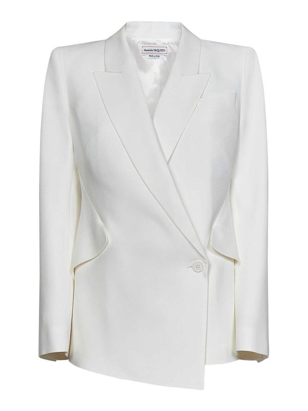 Alexander Mcqueen Blazer - Blanc