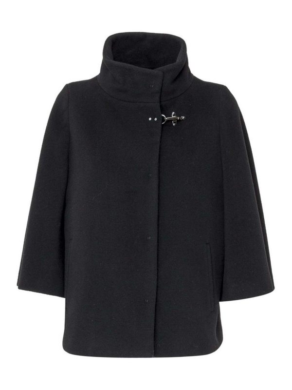 Fay Manteau Court - Noir