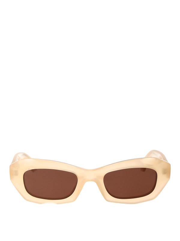 Off-White Lunettes De Soleil - Beige