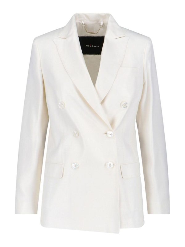 Kiton Blazer - Blanc