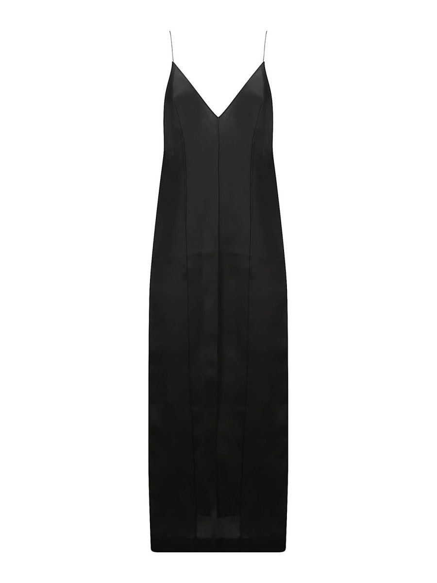 Khaite Robe Au Genou - Noir