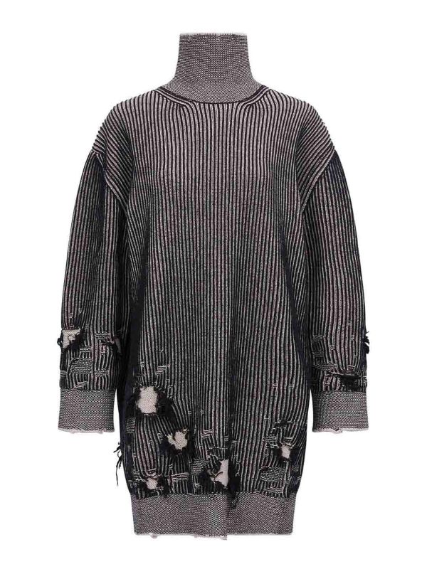 MM6 Maison Margiela Robe Au Genou - Vert