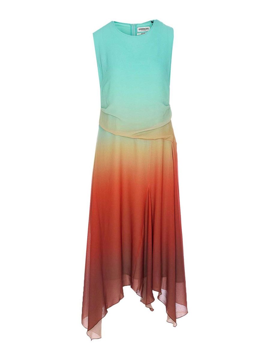 Essentiel Antwerp Robe Au Genou - Multicolore