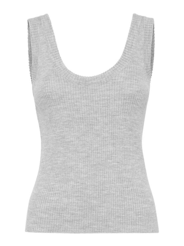 Brunello Cucinelli Top - Gris
