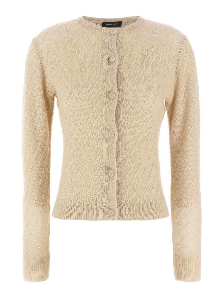 Fabiana Filippi Cardigan - Beige