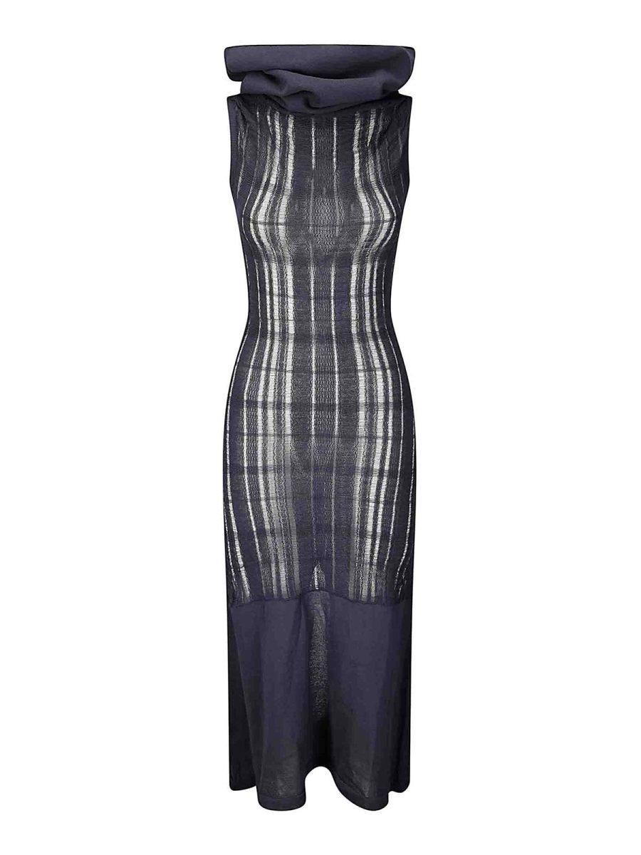 Our Legacy Robe Au Genou - Bleu Foncé