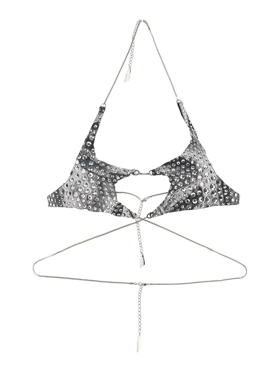 Mugler Maillot De Bain - Argent