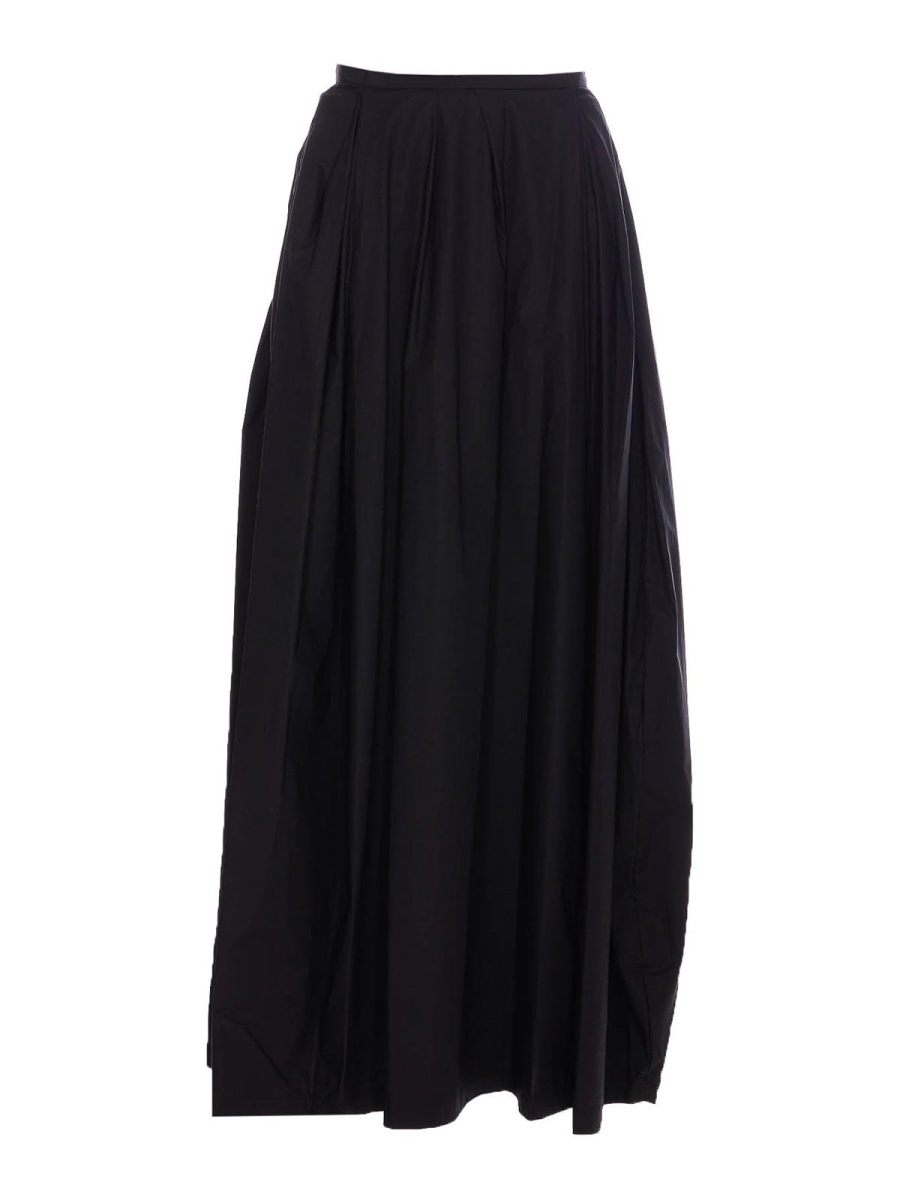 Thelatest Jupe Midi - Noir