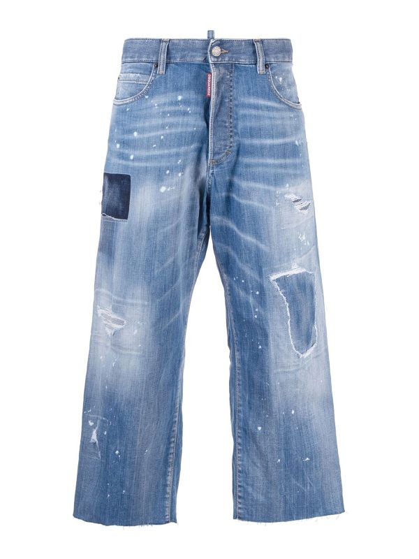 Dsquared2 Jean Évasé - Bleu