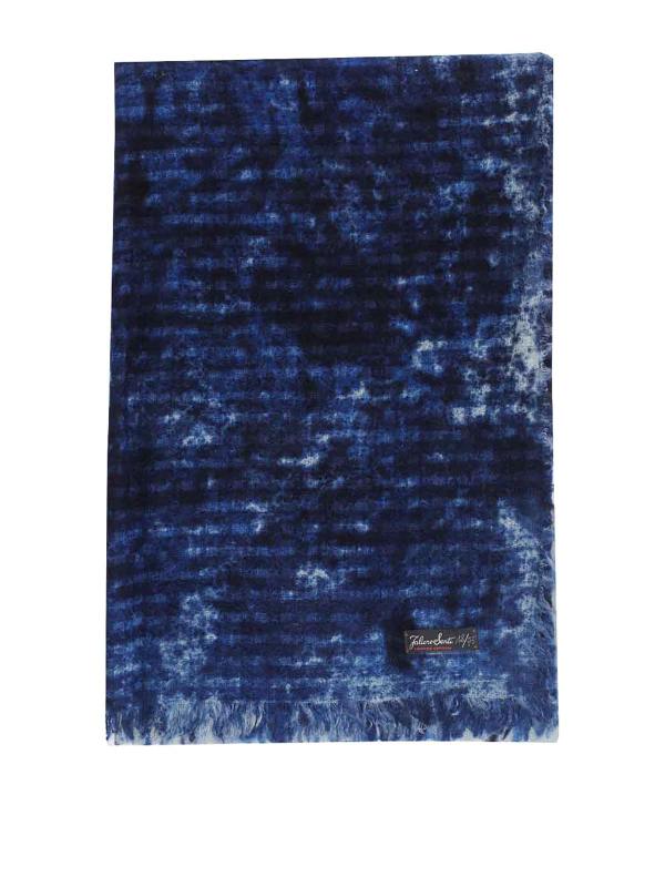 Faliero Sarti Écharpe - Bleu