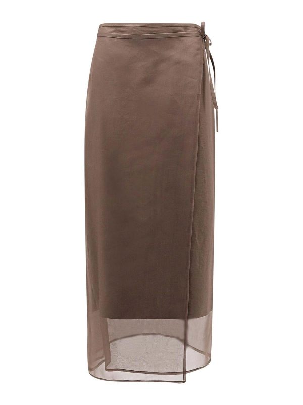 Brunello Cucinelli Mini Jupe - Marron